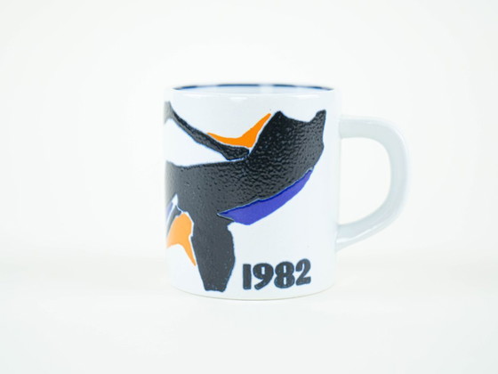 Image 1 of Porzellanbecher, dänisches Design, 1982, Designerin: Inge-Lise Koefoed, Hersteller: Royal Copenhagen