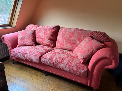 Divano 2 posti in stile cottage inglese con motivo paisley