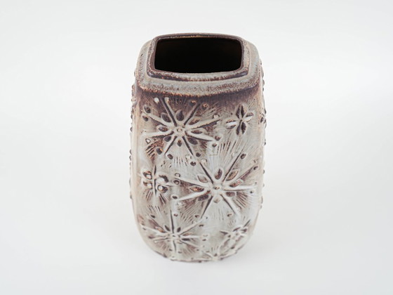 Image 1 of Beige ceramic vase, German design, 1960s, made in West Germany