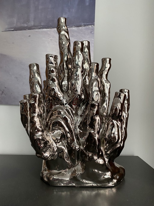 Vase Pols Potten argent