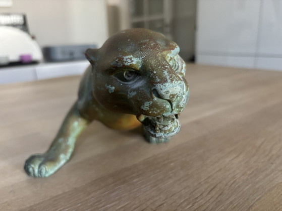 Scultura di pantera in bronzo in stile Art Déco – Sculture, Bronze (photo 7 of 15)