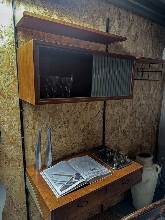 Image 1 of Mobiletto da parete vintage - scaffale - scrivania - credenza