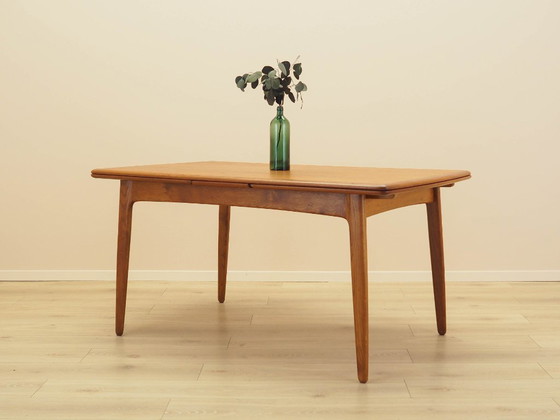 Image 1 of Mesa de teca, diseño danés, década de 1970, fabricada en Dinamarca.