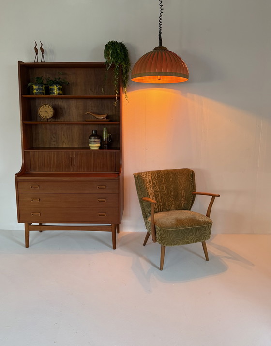 Image 1 of Lampada a sospensione vintage a stecche, Hans Agne Jakobsson anni '60