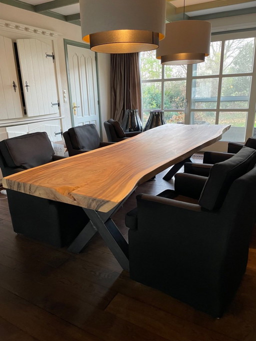 Suar tree trunk table 3 meters