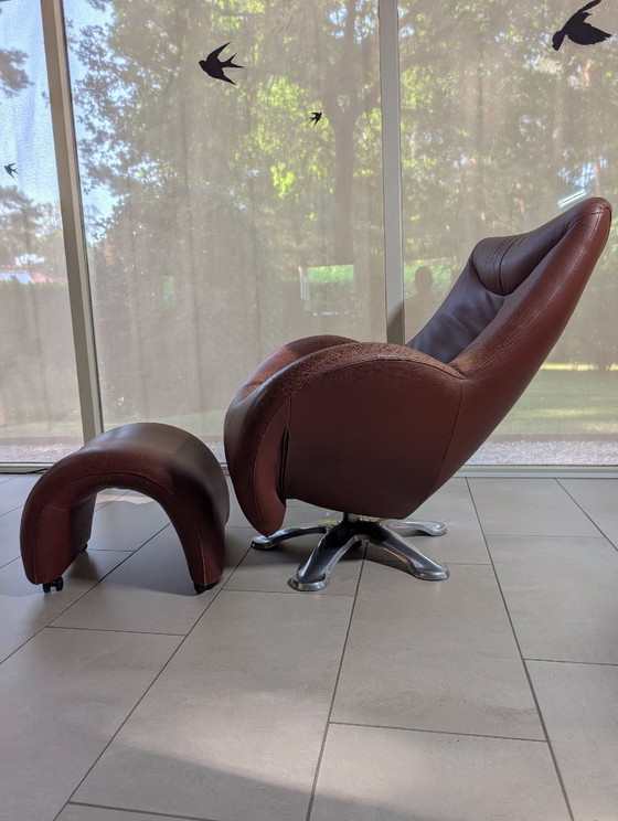 Image 1 of Leolux Bellelaine + pouf