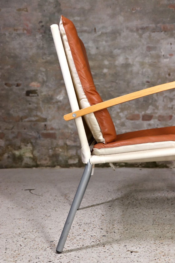 Image 1 of IKEA - Bjärred Stuhl - Cognacfarbenes Leder - Johan Huldt - 2001