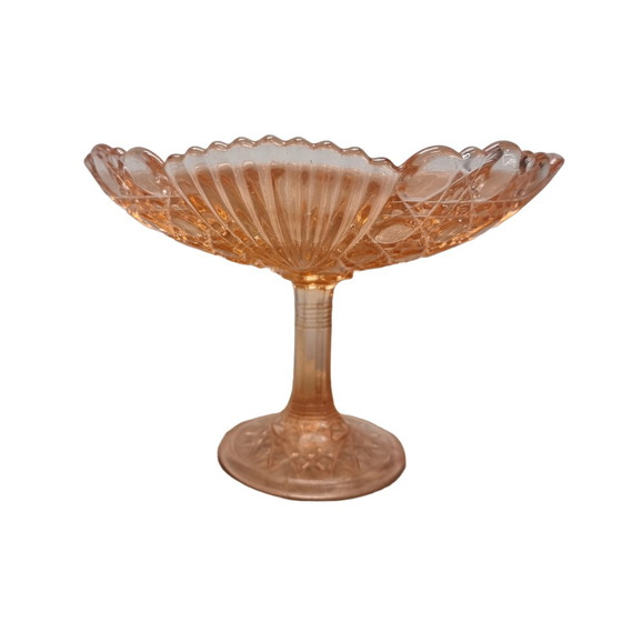 Image 1 of Vintage Pink French Cake Bowl