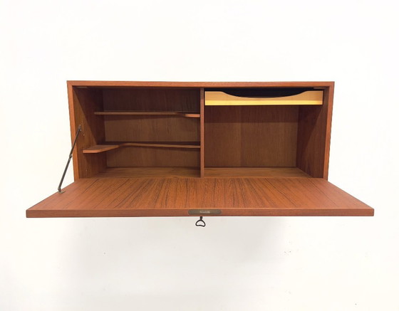 Image 1 of Teak Bar Cabinet By Kai Kristiansen For Feldballes, 1960s