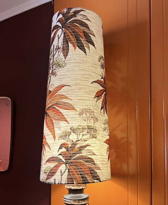 Vintage Ceramic Lamp – Table lamps, Textile (photo 4 of 5)