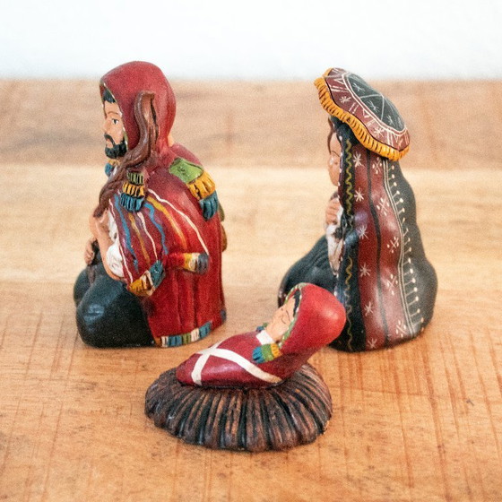 Belén peruano de terracota de 7 piezas hecho a mano – Objetos decorativos, Stone (photo 5 of 11)