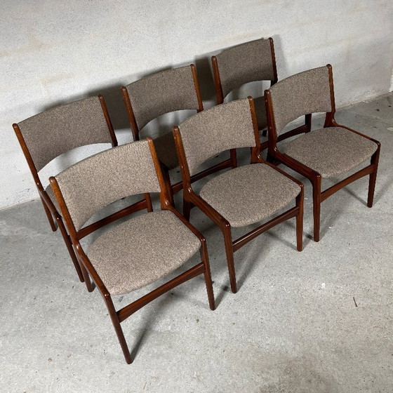 Image 1 of 6 Esszimmerstühle Modell 89 — Erik Buch