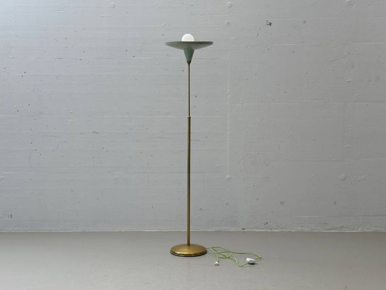 Image 1 of Floor lamp made of brass and metal, 1950s