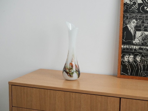 Image 1 of Glasvase, dänisches Design, 1970er Jahre, hergestellt in Dänemark