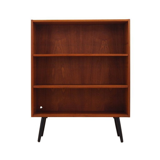 Teak bookcase, Danish design, 1970s, manufactured in Denmark