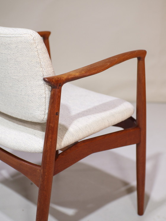Image 1 of (2x) Erik Buch 67 Armchair Captains Chair Vintage