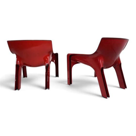 Vico Magistretti Vicario Set of 2 Lounge Chairs for Artemide, 1970 – Armchairs, Plastic (photo 10 of 20)