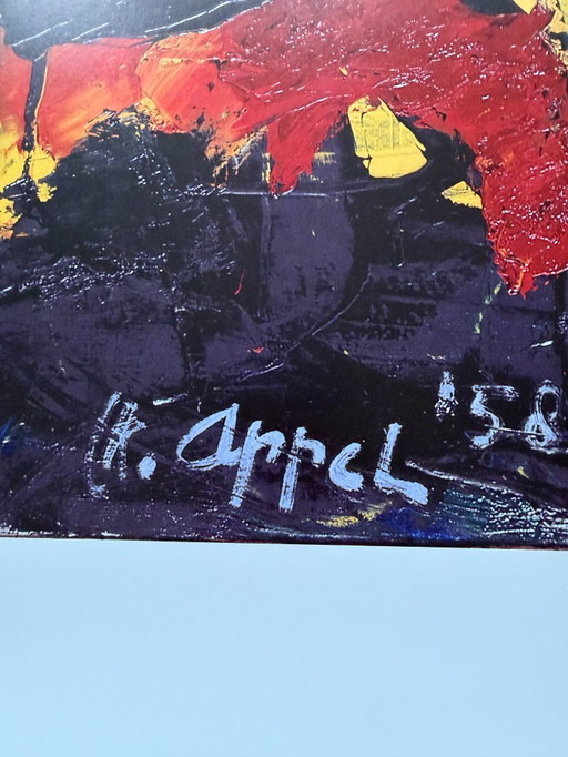 Karel Appel (1921-2006), Tête éclatée, 1958, copyright Kunstmuseum Winterthur, Karep Appel Foundation/2007, Zurich, Printed.....