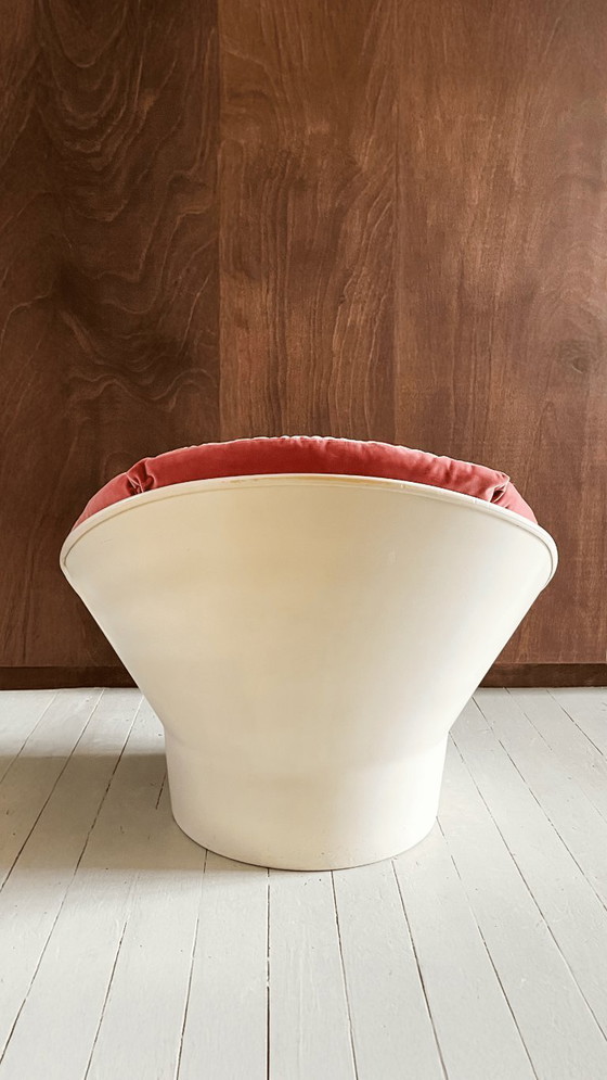 Image 1 of fauteuil uit het ruimtetijdperk - glasvezel kuip