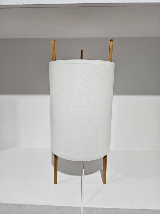 Lampe de bureau cylindrique No. 9 par Isamu Noguchi pour Knoll Inc. / Knoll International, années 1940 (photo 4 of 8)