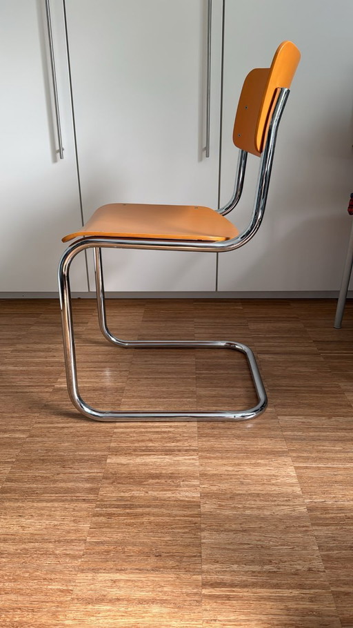 Thonet sledestoel S43 door Mart Stam