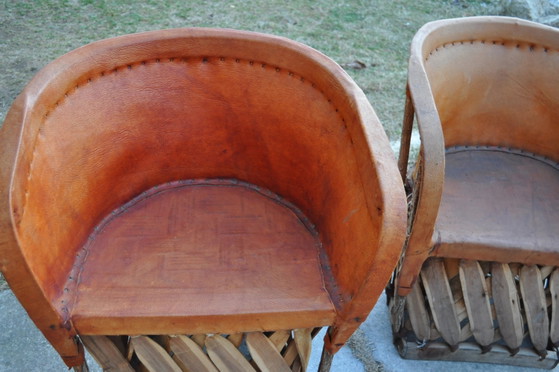Mexican Dining Chair by Wim Rietveld, Set of 2 – Rietveld (Wim), Rustic (photo 5 of 8)