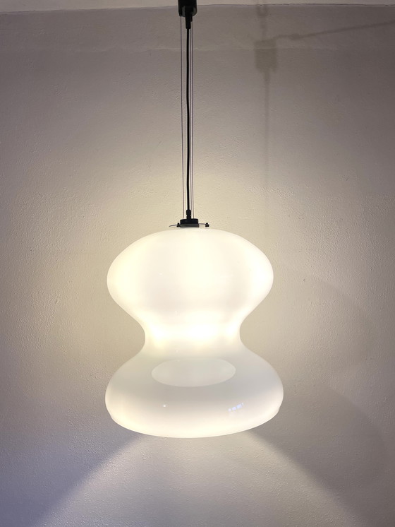 Image 1 of Lampada a sospensione XL Vintage Space Aga Opaline Design