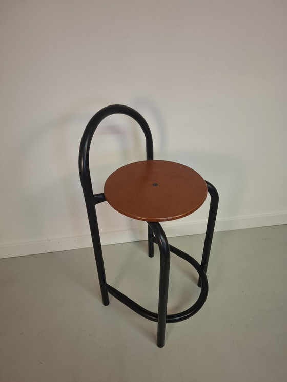 Image 1 of Set di 4 sgabelli da bar postmoderni 1980