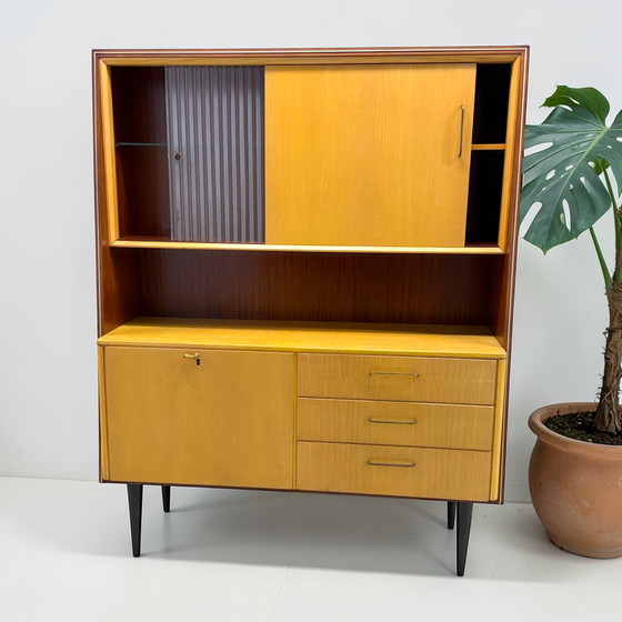 Image 1 of Vintage 1960s sideboard | wall cabinet | bar cabinet