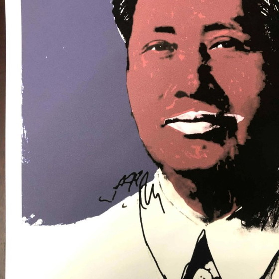 1990s After Andy Warhol "Mao Zedong" Lithograph – Lithographs & prints, Paper (photo 3 of 11)
