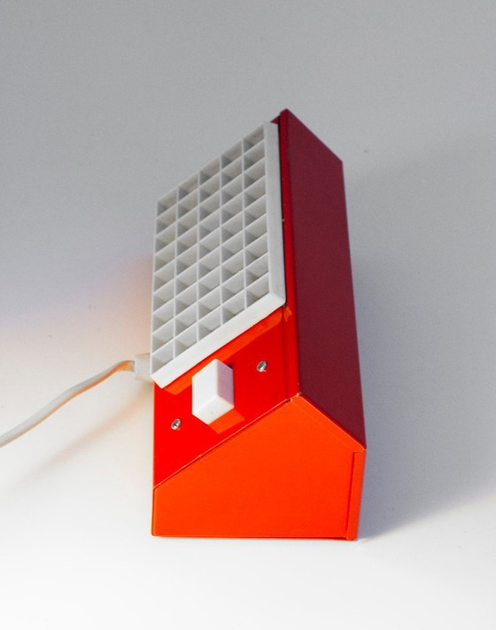 Image 1 of Lampe de chevet rouge Elidus en métal, conçue par Hans-Agne Jakobsson dans les années 1970