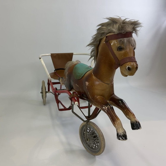Torck pedal sulky with horse – Garden accessories, Metal, Rubber (photo 6 of 18)