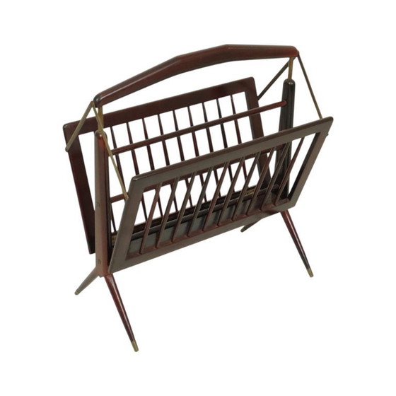 Image 1 of Italian Magazine Rack Magazine Rack Cesare Lacca