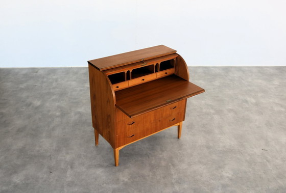 Image 1 of vintage teak secretaire