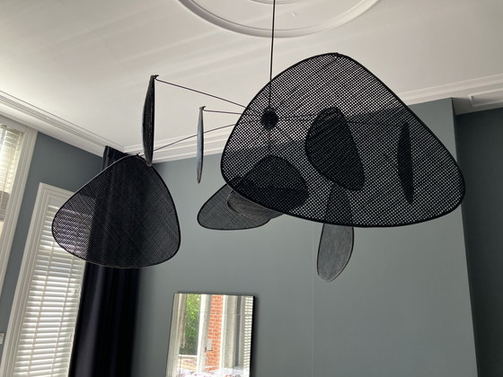 Image 1 of Lampada a sospensione Market Set Screen, lampada da soffitto nera