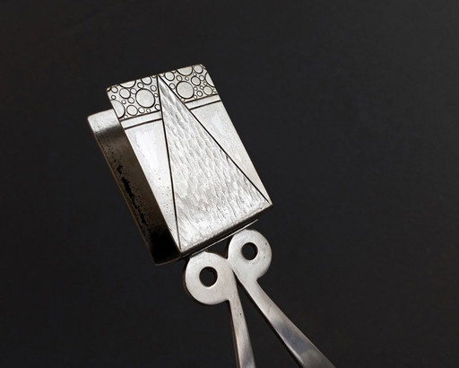 Hans Ofner Geometrisch-Constructivistische Secessionistische Asbak voor Sandrik ca 1905