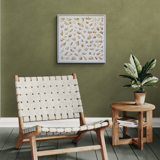 Image 1 of Pépites d'or - 63 x 63 cm
