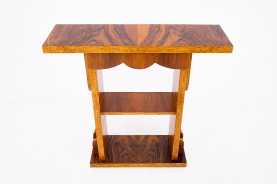 Image 1 of Art Deco console from the 1950s, Poland.