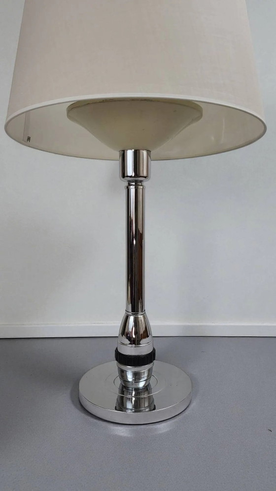 Jumo chrome lamp from the 1950s – Table lamps, Art Deco (photo 4 of 13)