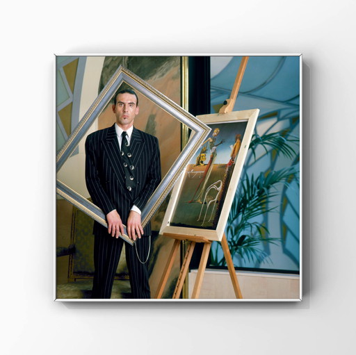 1x Fine Art Print – Jules Deelder in Picture Frame ca 1975