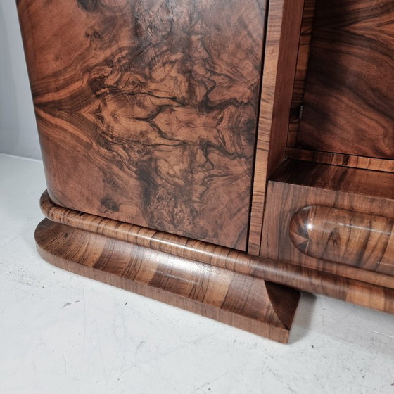 Art Deco Sideboard, 1940s – Glass (photo 9 of 10)
