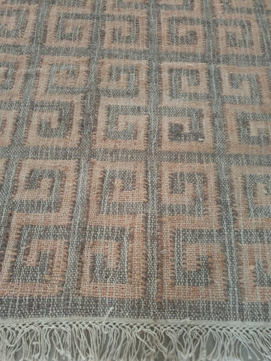 Image 1 of Alfombra de yute anudada a mano, nueva de fábrica