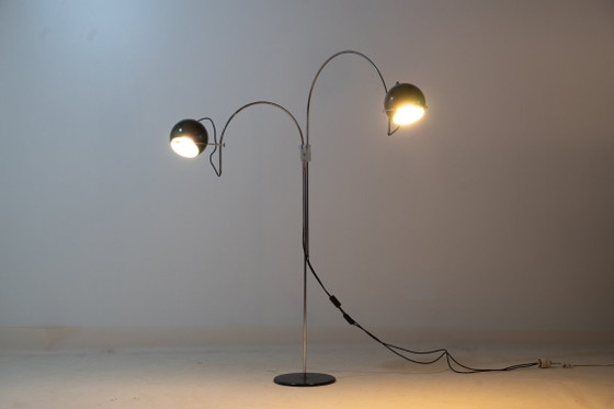 Lampada da terra Mid Century GEPO Double Arc Space Age Eyeball – Lampade da terra, Metal (photo 8 of 16)