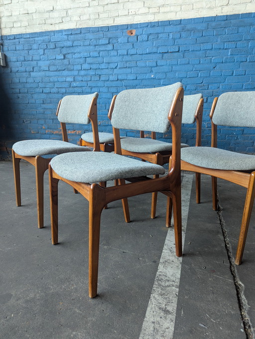 5x Eric Buch modèle 49 OD Møbelfabrik