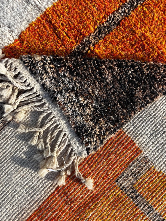 Image 1 of Moroccan Colorful Berber Mrirt Rug 220x300 cm, Modern Interior Living Room Rug, Authentic Moroccan rug