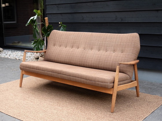 Mid-Century | Bovenkamp Danish Design Sofa | Vintage Brown – 2 seaters, Textile (photo 3 of 7)