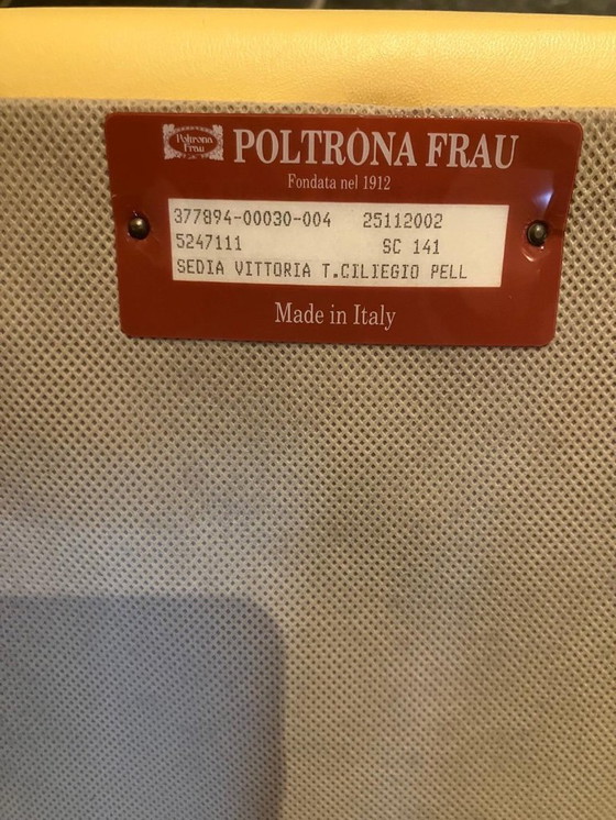 Image 1 of Set di 6 sedie Poltrona Frau