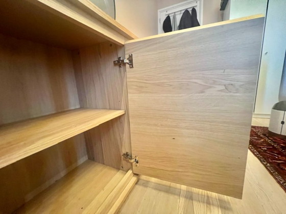 Image 1 of Large Light Wood Sideboard