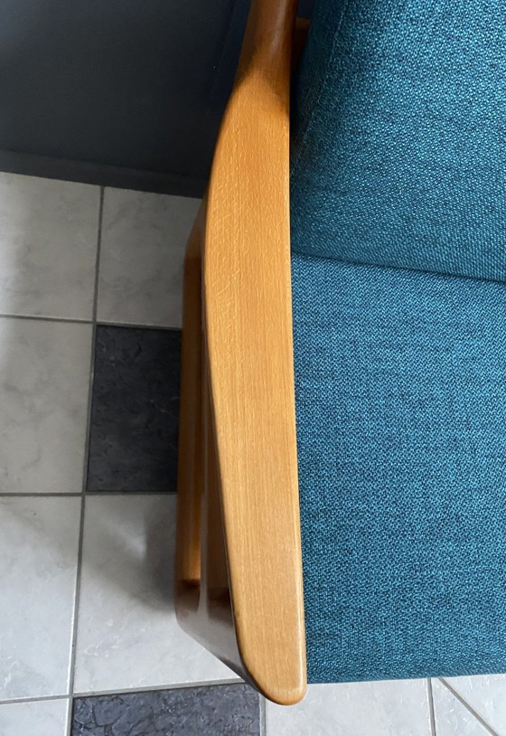 Image 1 of Divano a 2 posti CFC Silkeborg di Johannes Andersen nuovo rivestimento verde anni '60