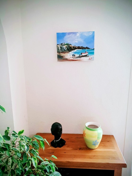 Image 1 of Philippe LAURENT - Petite crique en Bretagne - Tableau d'artiste